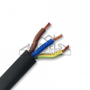 3 Core Cable Black